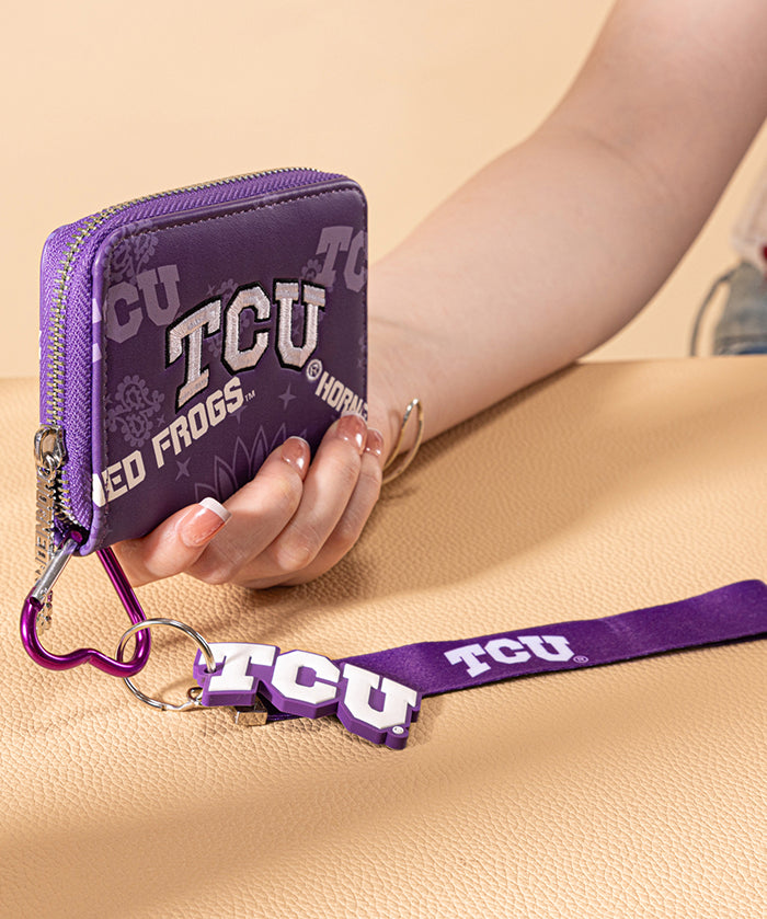 Texas Christian University Horned Frogs Mini Wristlet Wallet