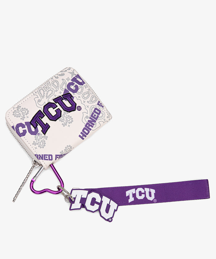 Texas Christian University Horned Frogs Mini Wristlet Wallet