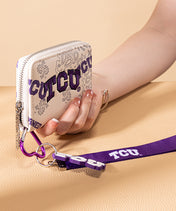 Texas Christian University Horned Frogs Mini Wristlet Wallet