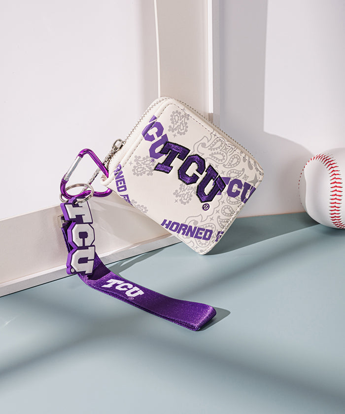 Texas Christian University Horned Frogs Mini Wristlet Wallet