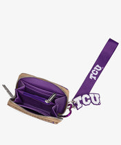 Texas Christian University Horned Frogs Mini Wristlet Wallet