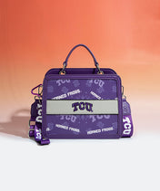 Texas Christian University Horned Frogs Satchel Crossbody Bag