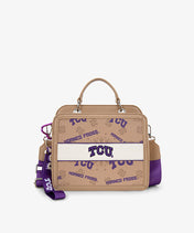 Texas Christian University Horned Frogs Satchel Crossbody Bag