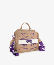 Texas Christian University Horned Frogs Satchel Crossbody Bag