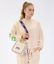 Texas Christian University Horned Frogs Tote Bag with Coin Pouch