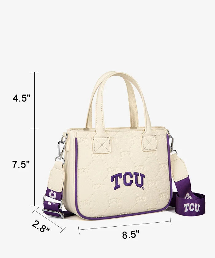 Texas Christian University Horned Frogs Tote Bag with Coin Pouch