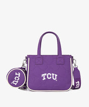 Texas Christian University Horned Frogs Tote Bag with Coin Pouch