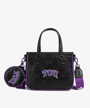 Texas Christian University Horned Frogs Tote Bag with Coin Pouch