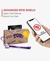 Texas Christian University Horned Frogs Wristlet Wallet