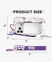 Texas Christian University Horned Frogs Wristlet Wallet