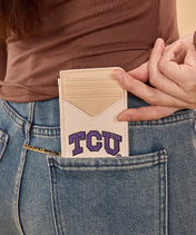 Texas Christian University Horned Frogs Zip Card Case
