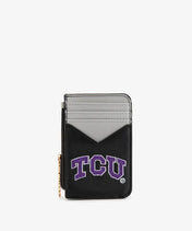 Texas Christian University Horned Frogs Zip Card Case