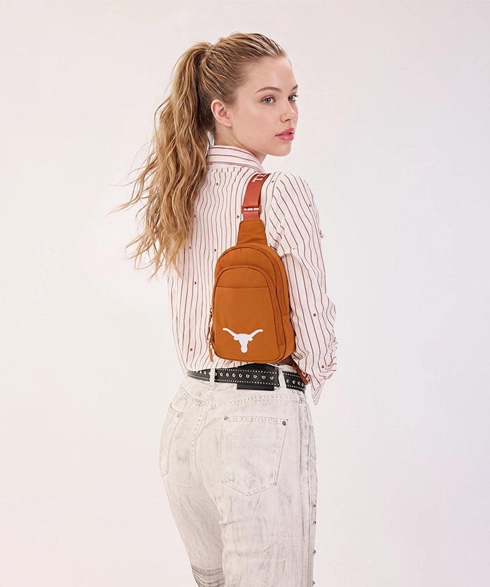Texas Longhorns Canvas Sling Bag