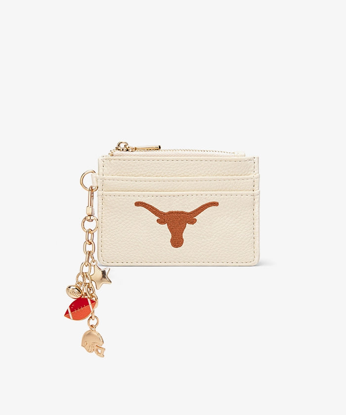 Texas Longhorns Card Holder with Football Charm