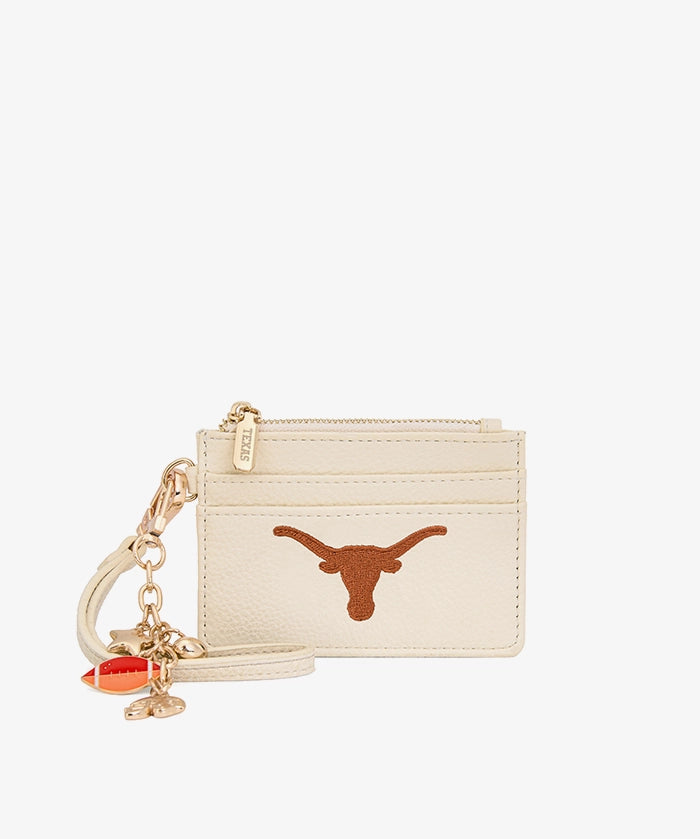 Texas Longhorns Card Holder with Football Charm