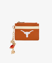 Texas Longhorns Card Holder with Football Charm