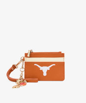 Texas Longhorns Card Holder with Football Charm