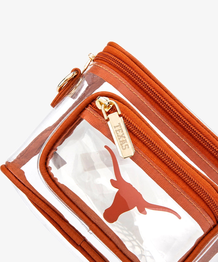 Texas Longhorns Clear Crossbody Bag