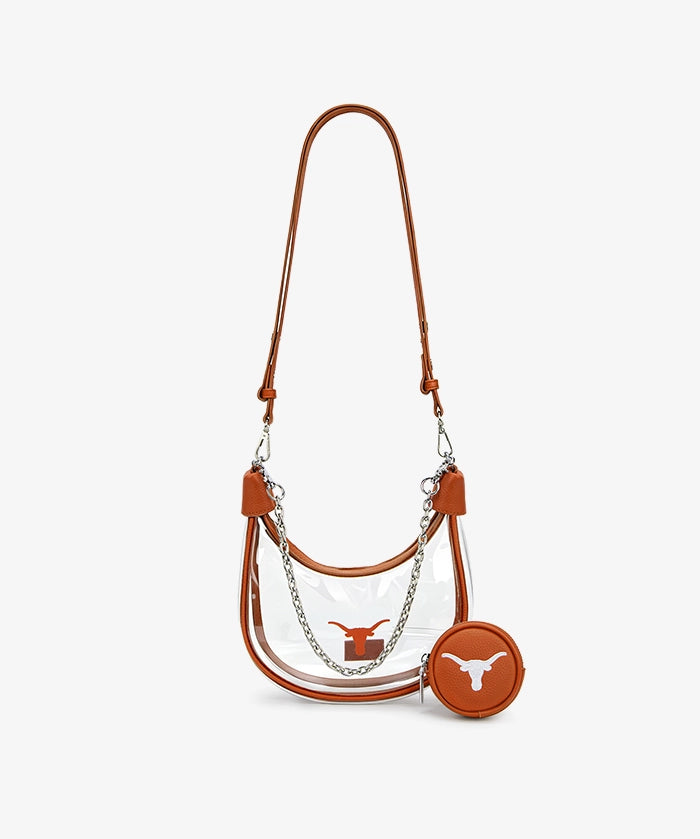 Texas Longhorns Clear Shoulder Bag