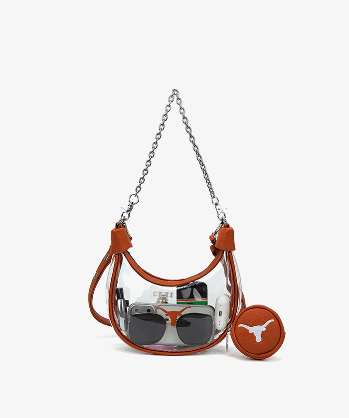 Texas Longhorns Clear Shoulder Bag