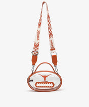 Texas Longhorns Football Clear Crossbody Bag
