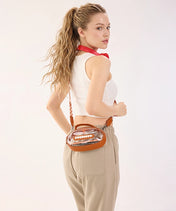 Texas Longhorns Football Clear Crossbody Bag
