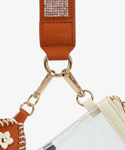 Texas Longhorns Football Clear Wristlet Set