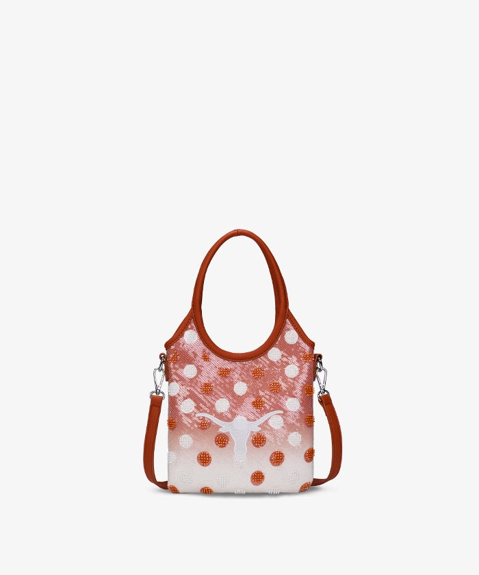 Texas Longhorns Top Handle Crossbody Bag
