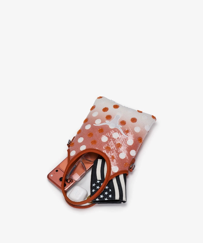 Texas Longhorns Top Handle Crossbody Bag