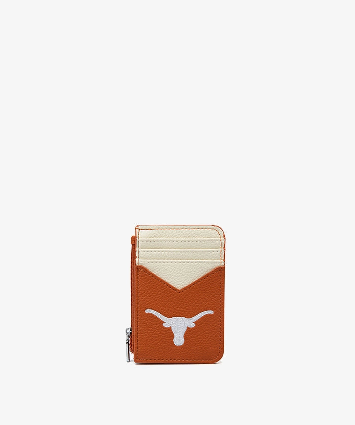 Texas Longhorns Zip Card Case