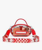Texas Tech Red Raiders Football Clear Crossbody Bag