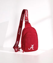 University of Alabama Crimson Tide Canvas Sling Bag
