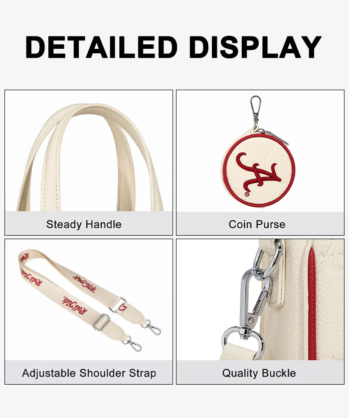 Alabama Crimson Tide Tote Bag with Coin Pouch