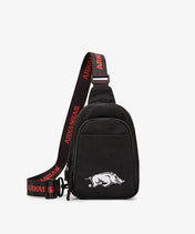 University of Arkansas Razorbacks Canvas Sling Bag