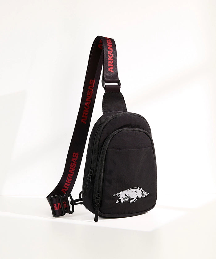 University of Arkansas Razorbacks Canvas Sling Bag