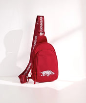 University of Arkansas Razorbacks Canvas Sling Bag