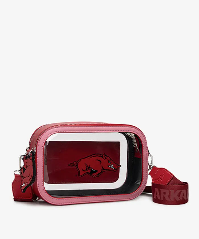 UniversityofArkansasRazorbacksClearCrossbodyBag_1.webp
