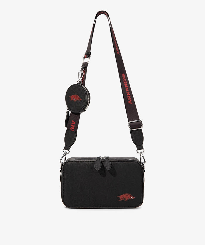 Arkansas Razorbacks Crossbody Bag with Coin Pouch
