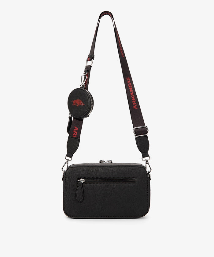 Arkansas Razorbacks Crossbody Bag with Coin Pouch