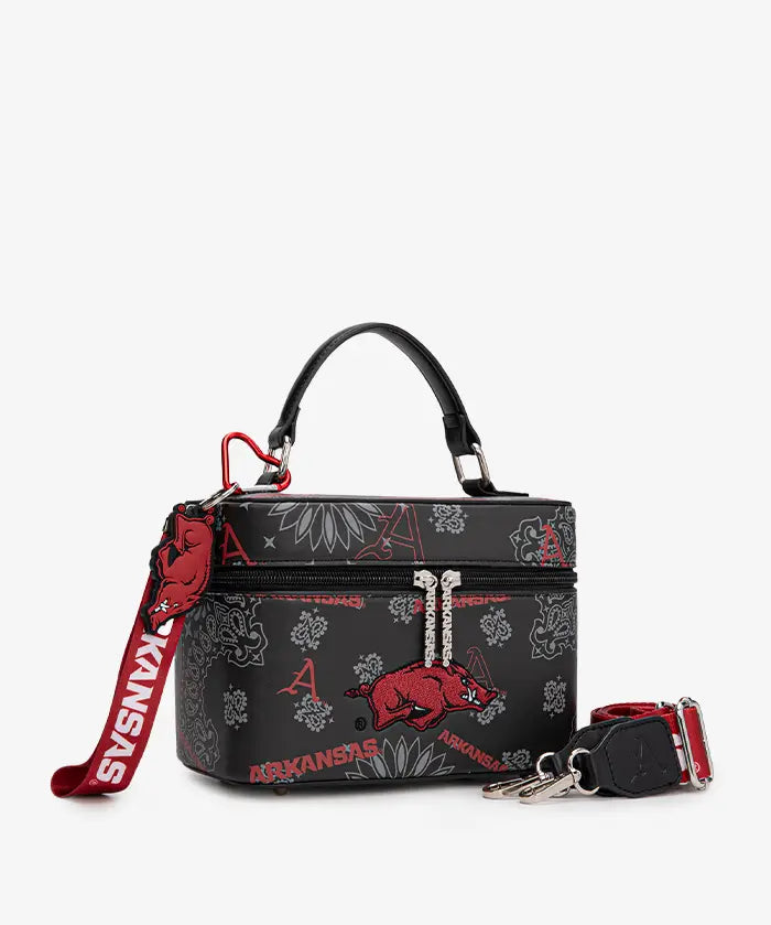 University of Arkansas Razorbacks Box Bag with Top Handle