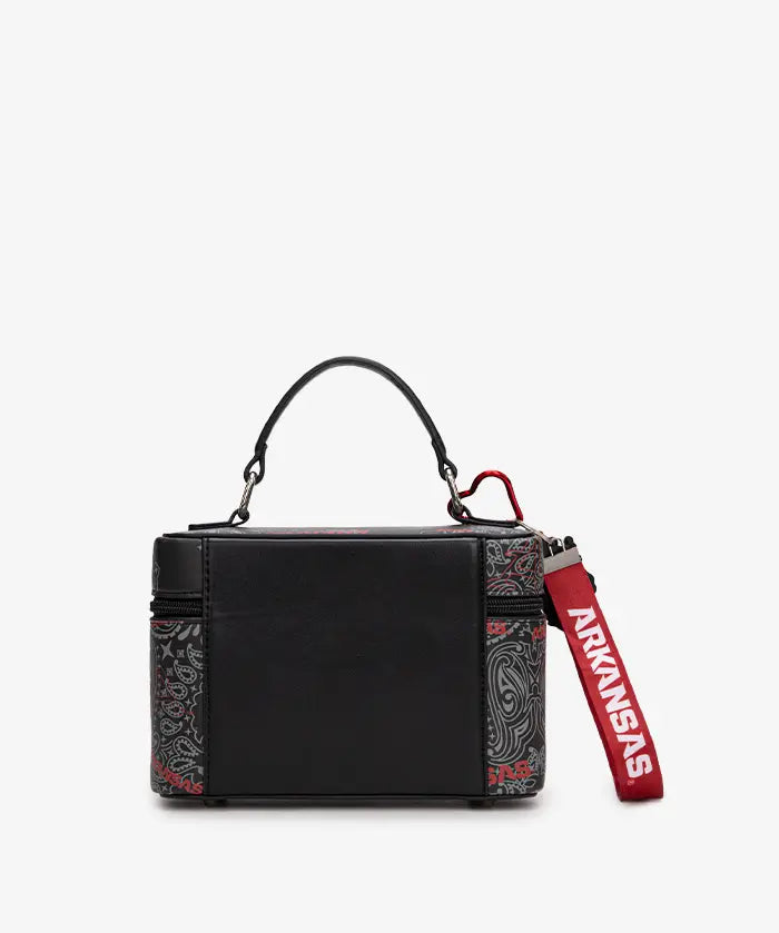 University of Arkansas Razorbacks Box Bag with Top Handle