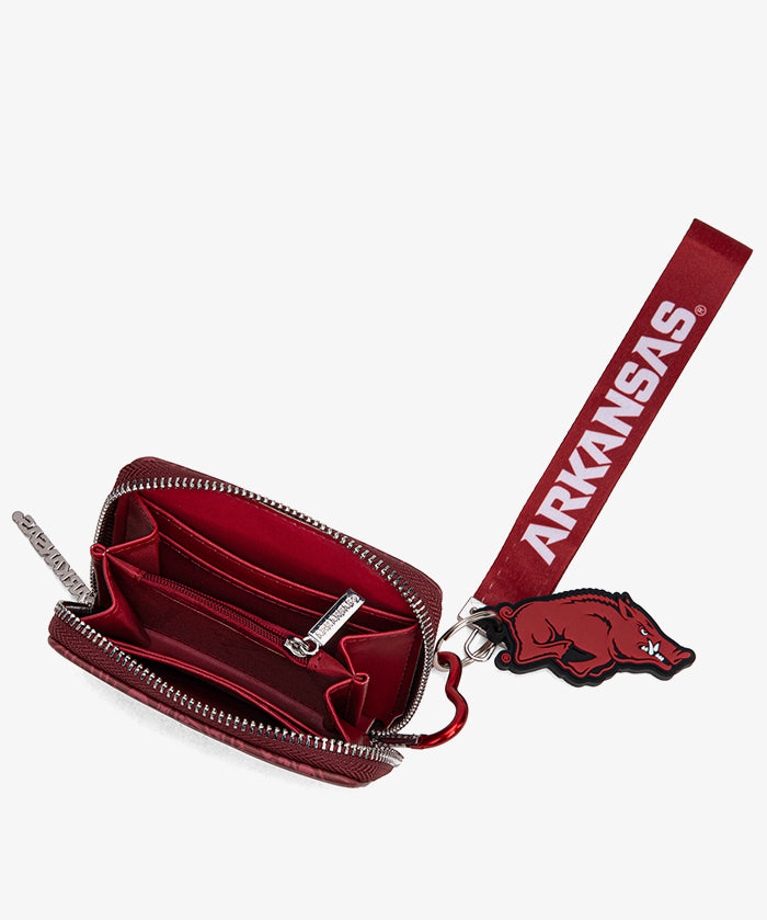 University of Arkansas Razorbacks Mini Wristlet Wallet