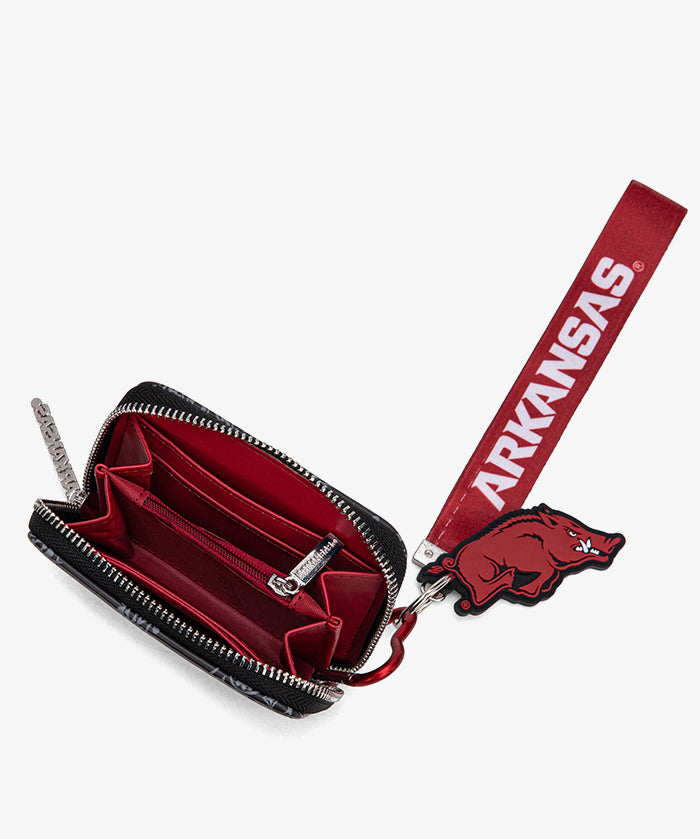 University of Arkansas Razorbacks Mini Wristlet Wallet