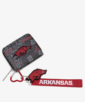 University of Arkansas Razorbacks Mini Wristlet Wallet