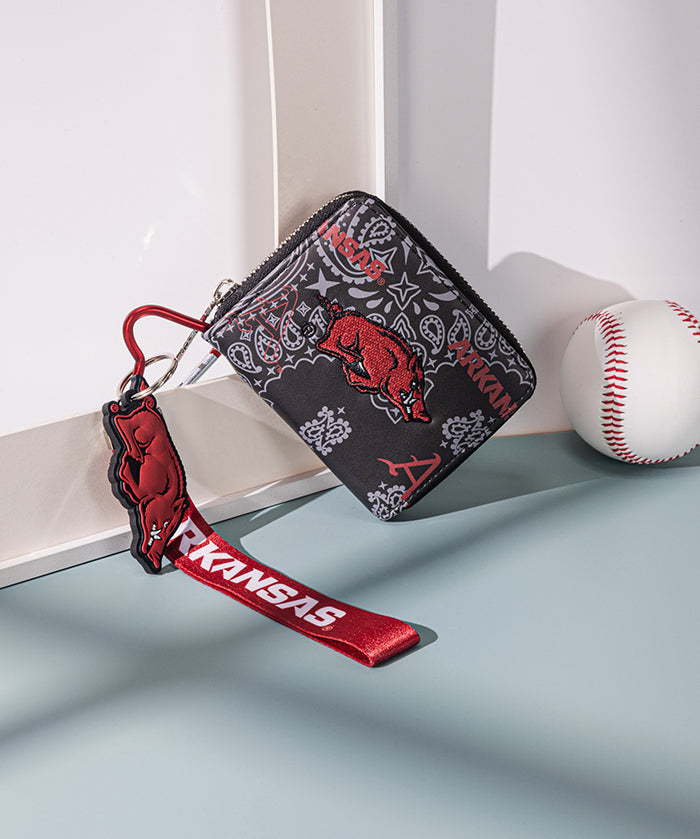 University of Arkansas Razorbacks Mini Wristlet Wallet