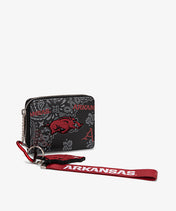 University of Arkansas Razorbacks Mini Wristlet Wallet