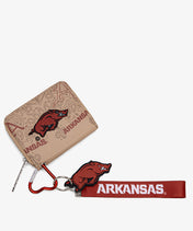 University of Arkansas Razorbacks Mini Wristlet Wallet