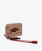 University of Arkansas Razorbacks Mini Wristlet Wallet