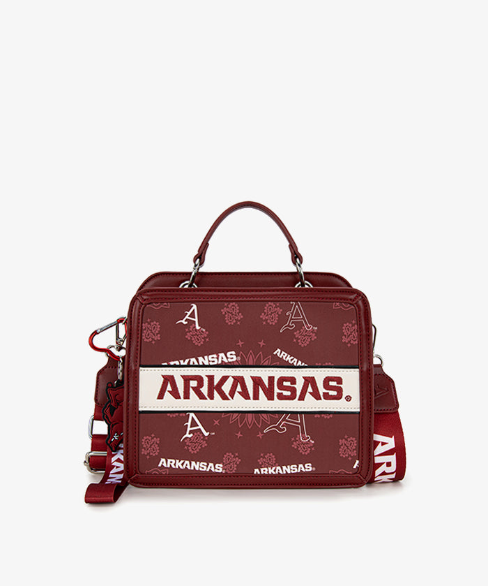 University of Arkansas Razorbacks Satchel Crossbody Bag