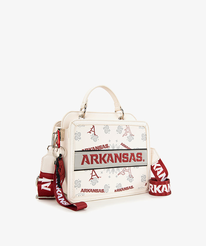 University of Arkansas Razorbacks Satchel Crossbody Bag
